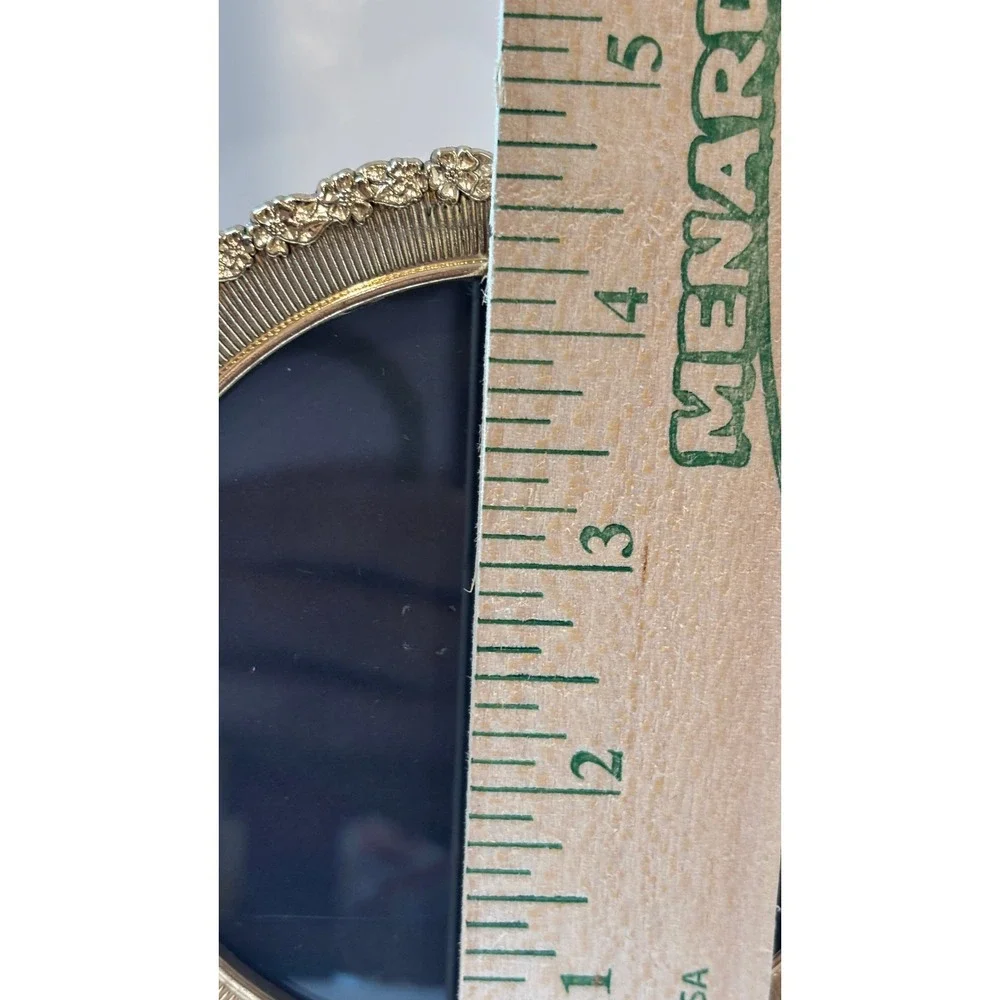 Vintage Gold Ornate Picture Frame Set Heart and Round Floral Scroll PF027